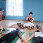 Yin Yoga Teacher Training in Goa Sound Healing for Stress Free Relaxation by adiyogam